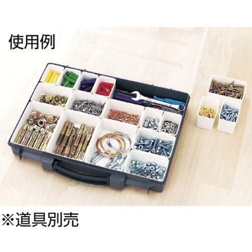 Iris Ohyama Tool Box Accessory Storage Case Transparent Box Parts Separator PS-330 Gray