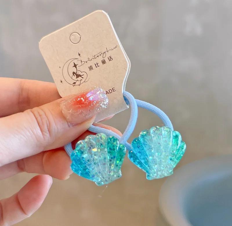 

2PCS Lovely Rabbit Starfish Kids Hairpins Children Headwear Baby Hair Clips Girl Hair Accessories Elastic Hair Bands