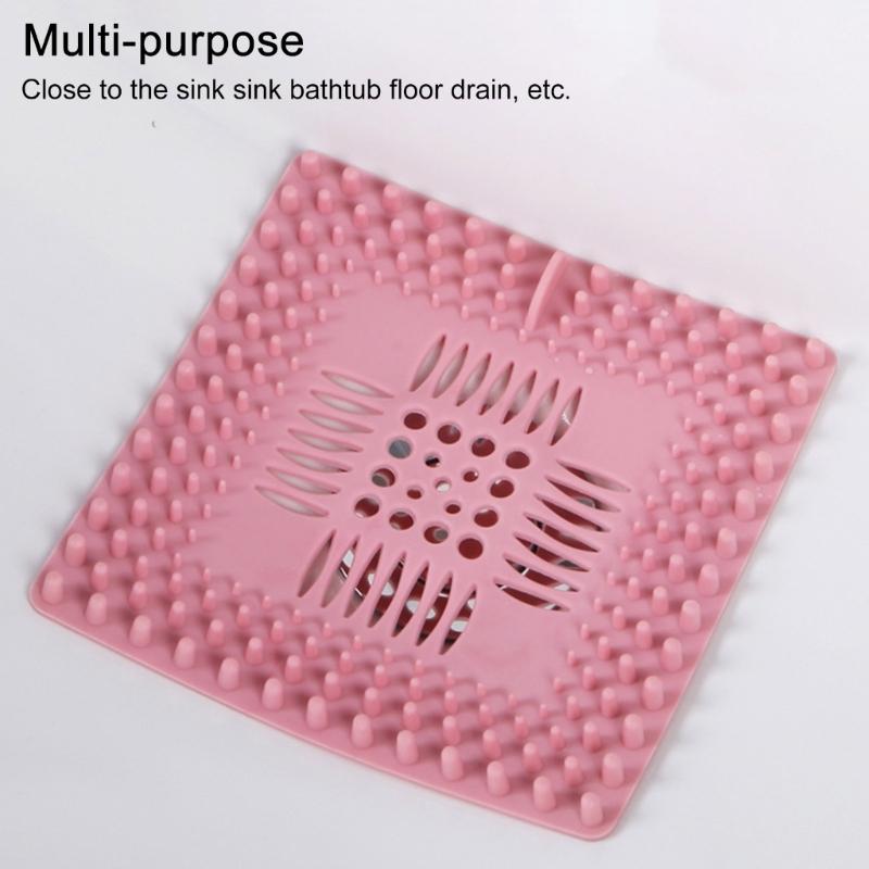 Multiple Color Hair Stoppers Portable Accessory for Shower Drain 5 Pack Sturdy Plastic Easy to Installion Bathroom