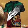 Mexico Flag Printed T Shirt Fashion Street National Emblem Pattern Tee Top Mexican Culture 2025 Fashion New Men Women T Shirts