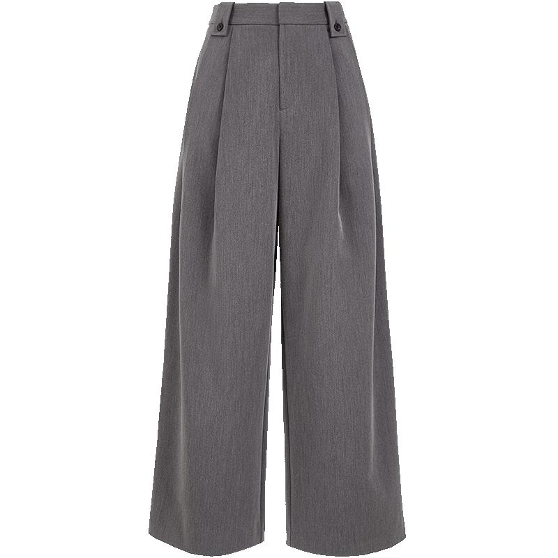VEROMODA Pleated High-Waist Wide-Leg Pants M