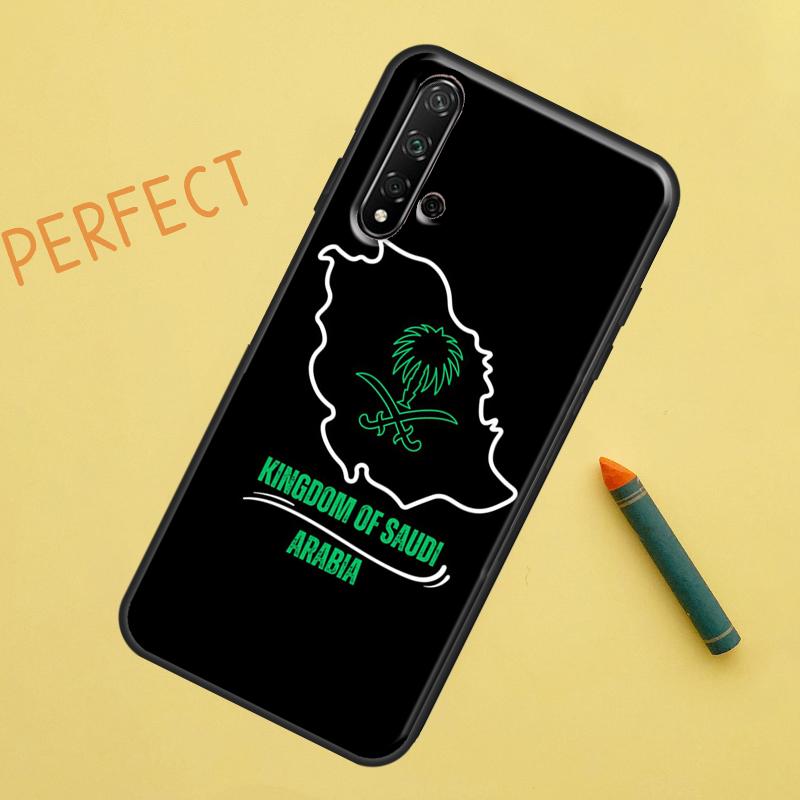 

Чехол с флагом Королевства Саудовская Аравия для Huawei P30 Pro P20 P40 Lite Nova 8i 7i 3i 11i 5T 9 10 SE Y60 Y61 Y70 Y90 P Smart Z Huawei Nova 3i