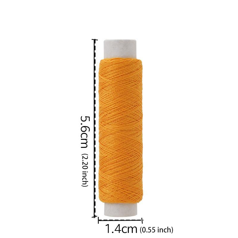 Fil à coudre 50 yards 32 couleurs + 25 yards 32 couleurs fil à canette ensemble fil à coudre coloré à la main