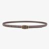 Simple Retro-Style Women's Slim Leather Belt - Fashion Accessory