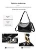 Korean Style Women's Crocodile Pattern Shell Crossbody Bag - 2025 Bright Leather Fashion