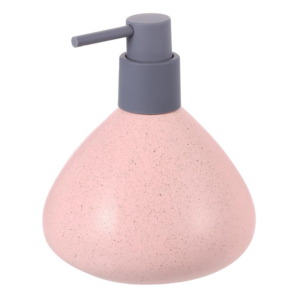 uxcell Foam Soap Dispenser Ceramic Foam Soap Pump for Bathroom 450ml Beige