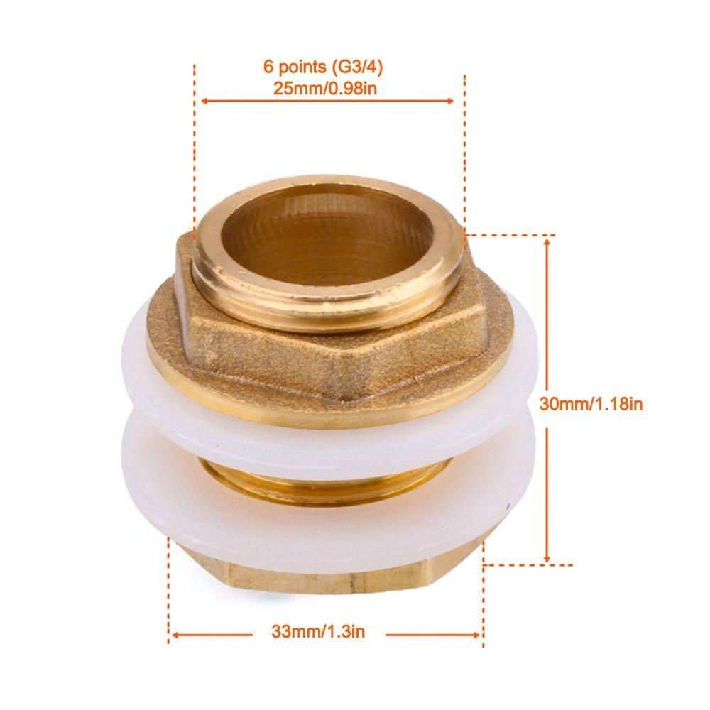 Trwałe złącze zbiornika na wodę 1/2" 1/4" rura miedziana uszczelka silikonowa złączka do akwarium wąż adapter szczelny