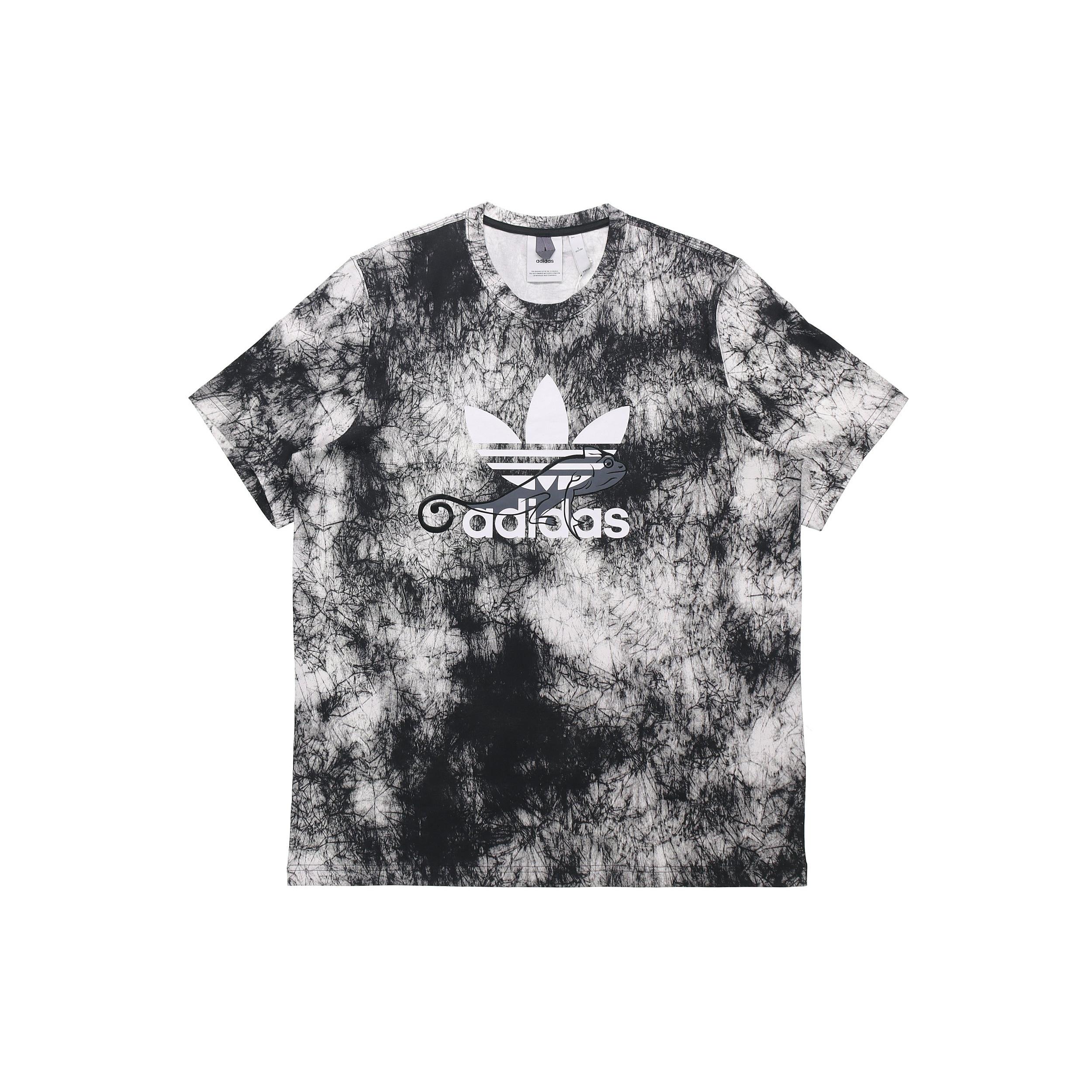 adidas originals AOP Tee Dragon Printing Short Sleeve Black Men s FM3704 XL