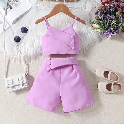 2024 neue Sommer Kleinkind Anzüge Backless Hosenträger Hemd + Shorts 2 Stück Set Europäischen und Amerikanischen Stil Kinder Kleidung