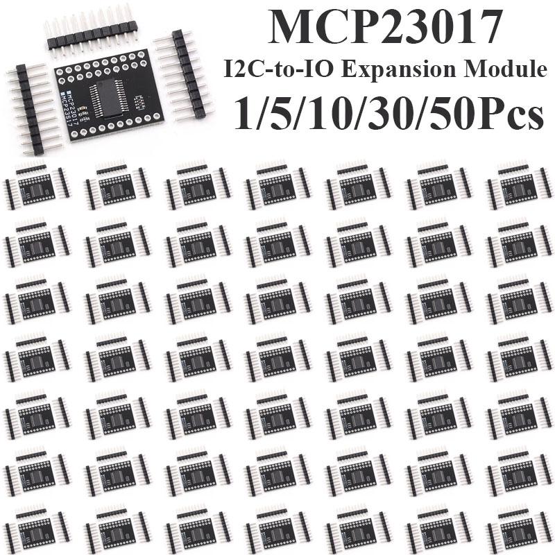 1~50Pcs MCP23017 I2C To IO Expansion Module 16 Channel Digital I/O Port Expander Serial Interface GPIO Extender For Arduino SCM
