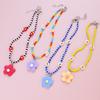 Pet Collar Cats Dogs Floral Beaded Handmade Charm Adjustable Safety Buckle Necklace Small Medium Pets