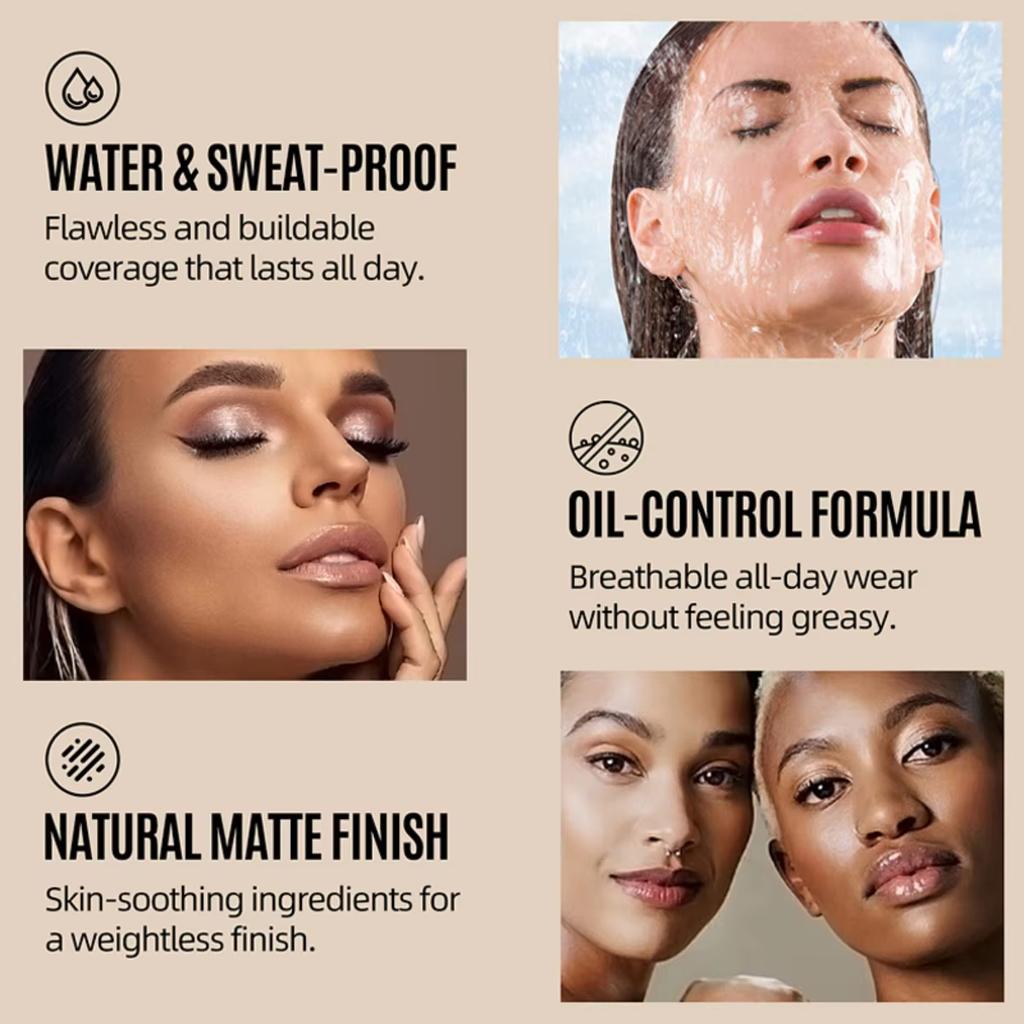 4-Color Durable Foundation Make-Up Stick, Waterproof Outline, Basic Outline Makeup, Concealer Stick Cosmetics