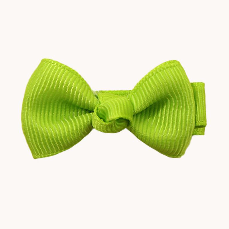 Twist Taille Geripptes Band Schleife Baby Haarspange – Niedlicher Handgemachter Kinder Kopfschmuck