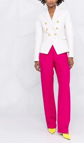 Genuine Lambskin Leather Handmade New Casual Stylish Formal White Women's Blazer