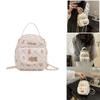 Rabbit Pattern Shoulder Bag With Soft Material And Inner Phone Pocket For Casual Outings