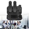 Wireless Lavalier Microphone With Charging Box 2.4GHz Noise Reduction Video Record Microphone for Mobile Phone