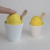 Ice Cream Cup Fidget Clicker, 3D Printed Ice Cream Finger Clicker, Anxiety Stress Relief Push Button Fidget Toy for Kids Adults
