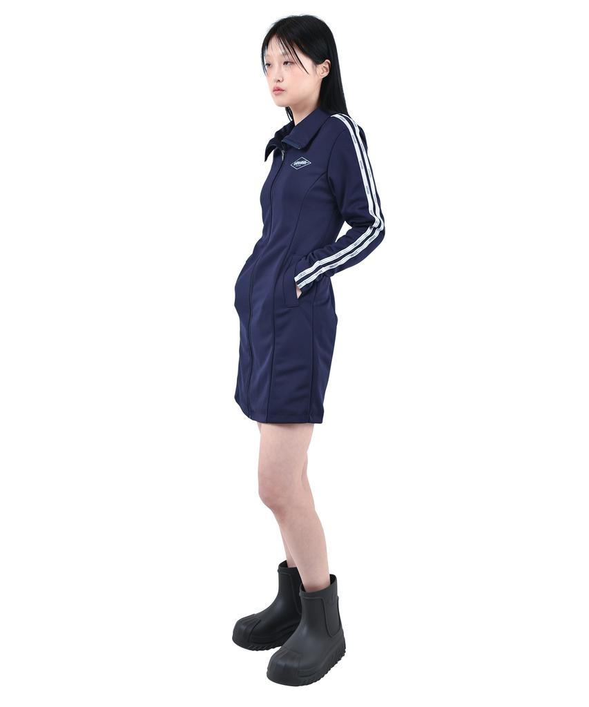 Catharsis Sporty Track Jersey One-Piece Navy S M
