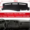 1999-2006 Chevrolet Silverado/Tahoe/Suburban GMC Sierra Trument Panel Mat, For Trument Panel Cover Covered With Anti-Slip With Sun Glare UV Light