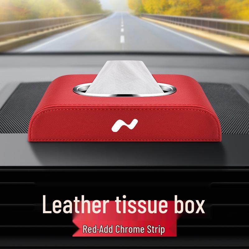 Lixiang Car Leather Tissue Box for L60 & Pure Electric Sedan