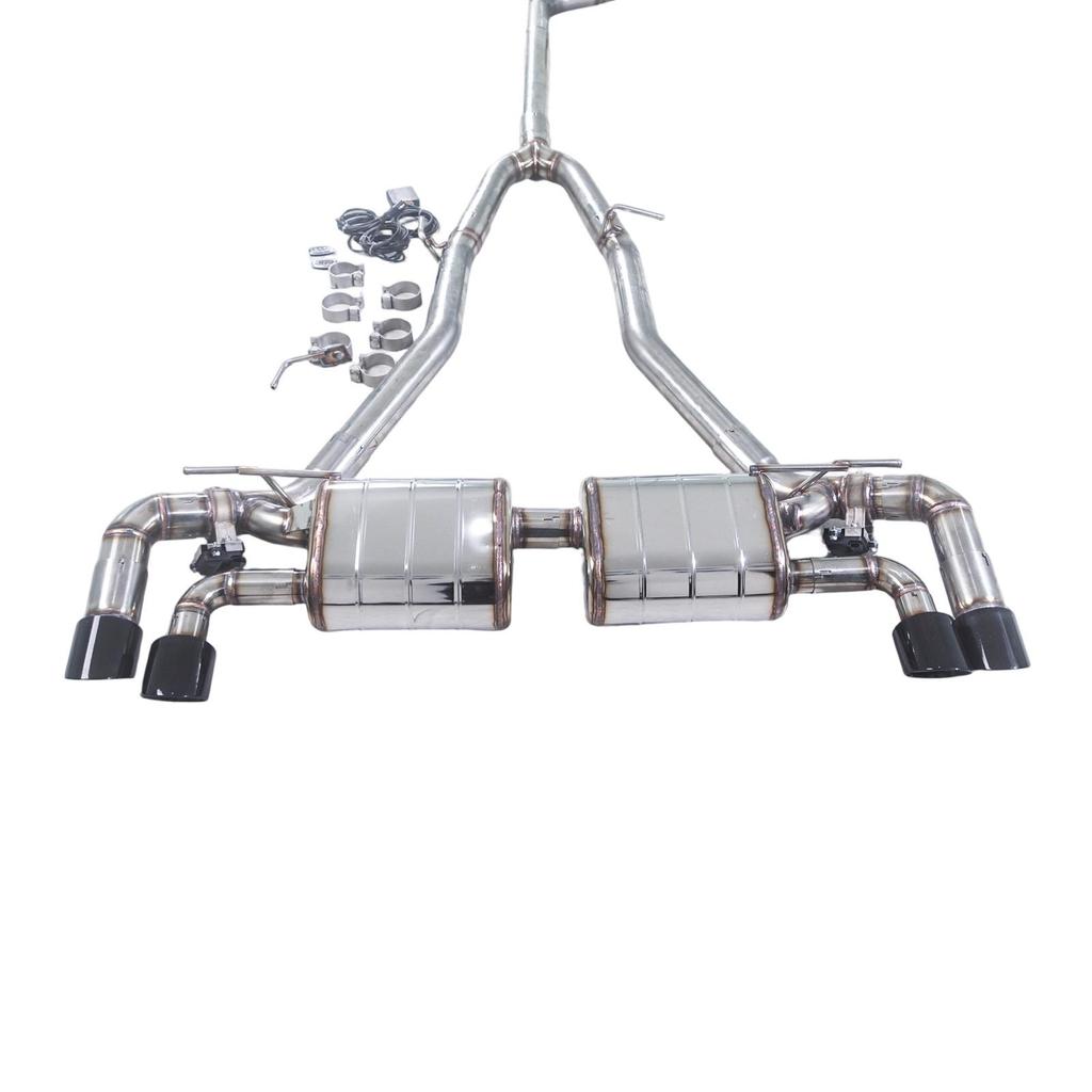 Compatible Exhaust for BMW 530i/540i G30 3.0T - Modified Dual Cat-back Muffler with Dual Valve