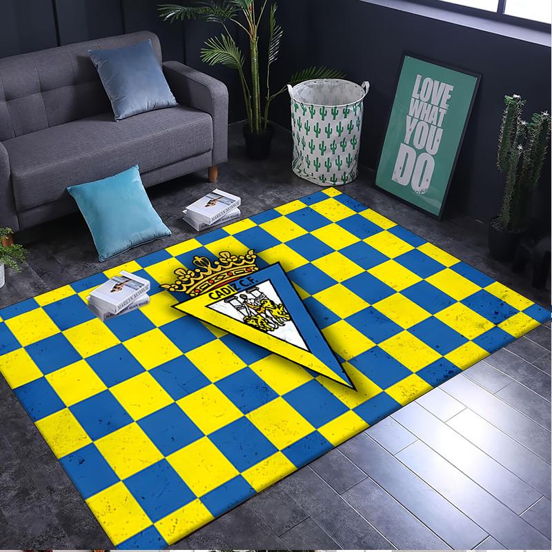1PC rug Cadiz Cf Badge Design Carpet, Chair Rug,Area Rug for Office Bedroom living rooms bedroom, Doormat decor Christmas fan gifts