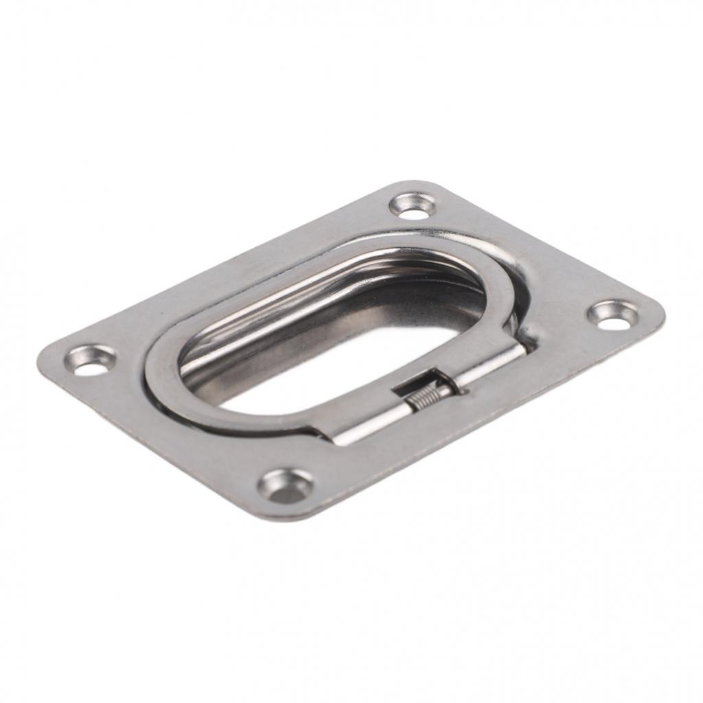 Easy Install Stainless Steel Flush Hatch Handle for Various Marine Uses