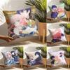 Pillow Case Cotton Linen Fabric Square Zipper Pillowcase Home Decorative Living Room Comic Light Novel 7-7Th Time Loop 3