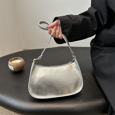 Yüksek Değerli Çanta, Kadın Baget Çanta, Retro El Tutulan Koltuk Altı Çantası, Yabancı Tarz Kız Omuz Çantası.