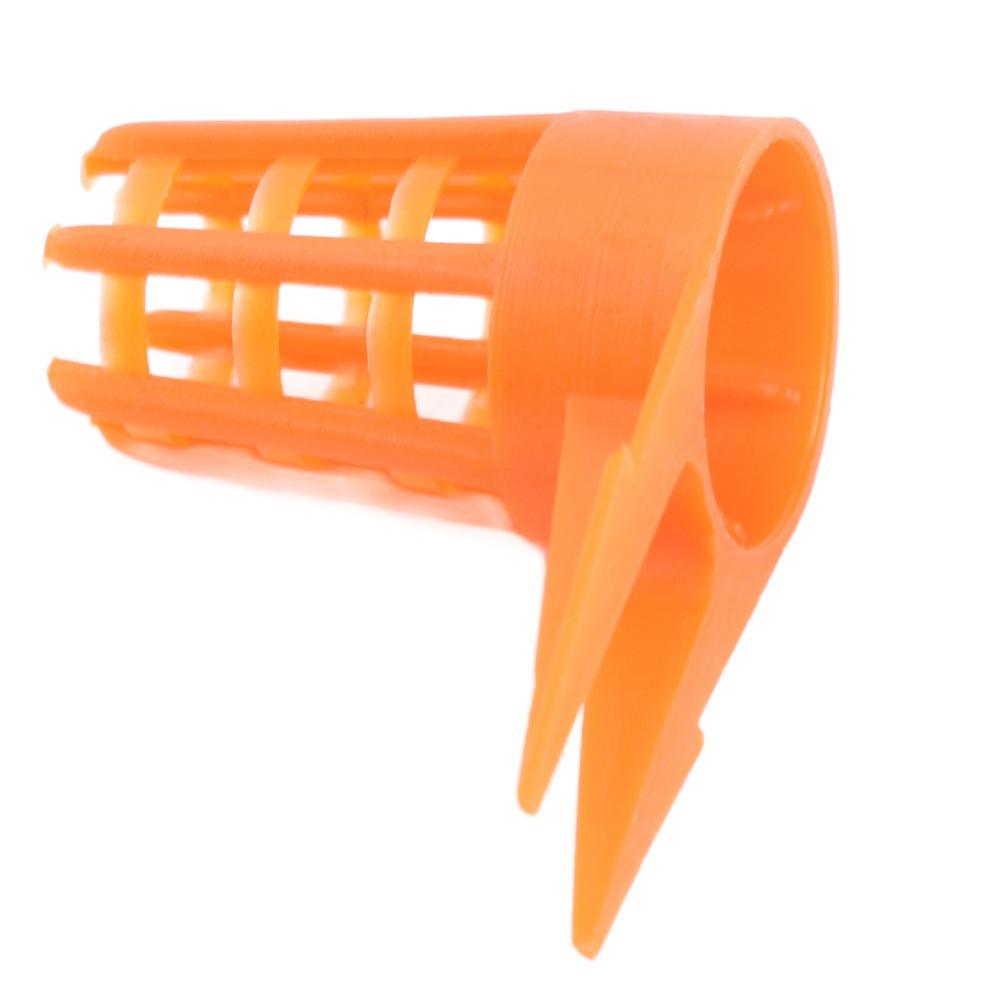 20pcs Ventilated Bee Cells Cover Plastic Protective Bee Cage Plastic Bee Cage Professional Use