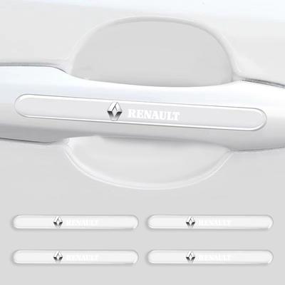 4 szt./zestaw Naklejka ochronna na klamkę drzwi samochodu Auto Styling Dla Dacia Megane Clio Captur 2 3 4 Fulence Kadjar Duster Captur Logan Borui
