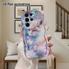 Phone Case: 2D Flat Samsung Galaxy A34 A35 M05 M06 S20 S22 S21 FE Plus 5G Protective Case, Couple Style, Holographic Fox, Christmas and Halloween Gift