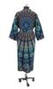 Handmade Women's Cotton Kimono Robes, Night Gown Dress, Made with Soft Light Weight Cotton Fabric, Free Size Nightwear #327
