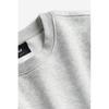 H M Loose Fit sweatsHirt ligHt Grey Melange