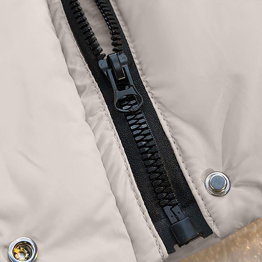 Women's Winter Warm Cotton Jacket Single Breasted Zipper Jacket