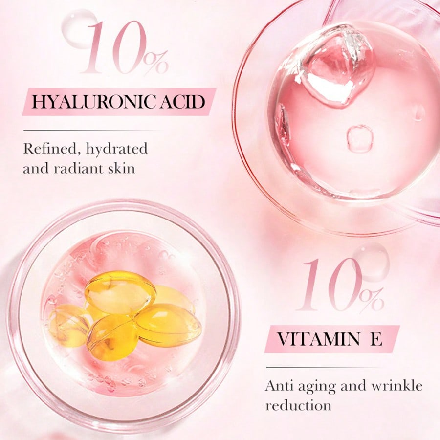 SADOER 30ml 4-in-1 Brightening Moisturizing Facial Serum Hydrating Repair Essence for Daily Skin Care Nourishing Face Essence