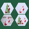 Christmas Tree Night Light Glowing Decorative Lamp Santa Climbing Christmas Tree Ornament Desktop Holiday Decor for Home Office