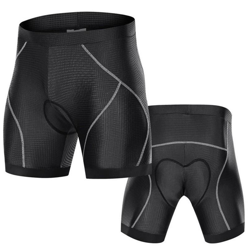 Mens Cycling Shorts With Gel Pad Quick-Dry Bike Underwear Road Mountain Riding Large Size