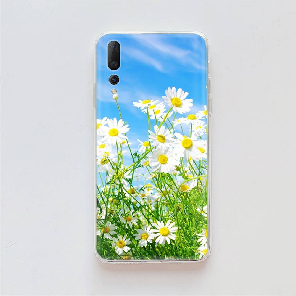 White Small Daisies TPU Case for iPhone XR 7 8 14 15 11 12 13 X XS Pro Max Xiaomi Redmi 13C Note 9 Samsung A22 S23 S24 Ultra Plus VIVO