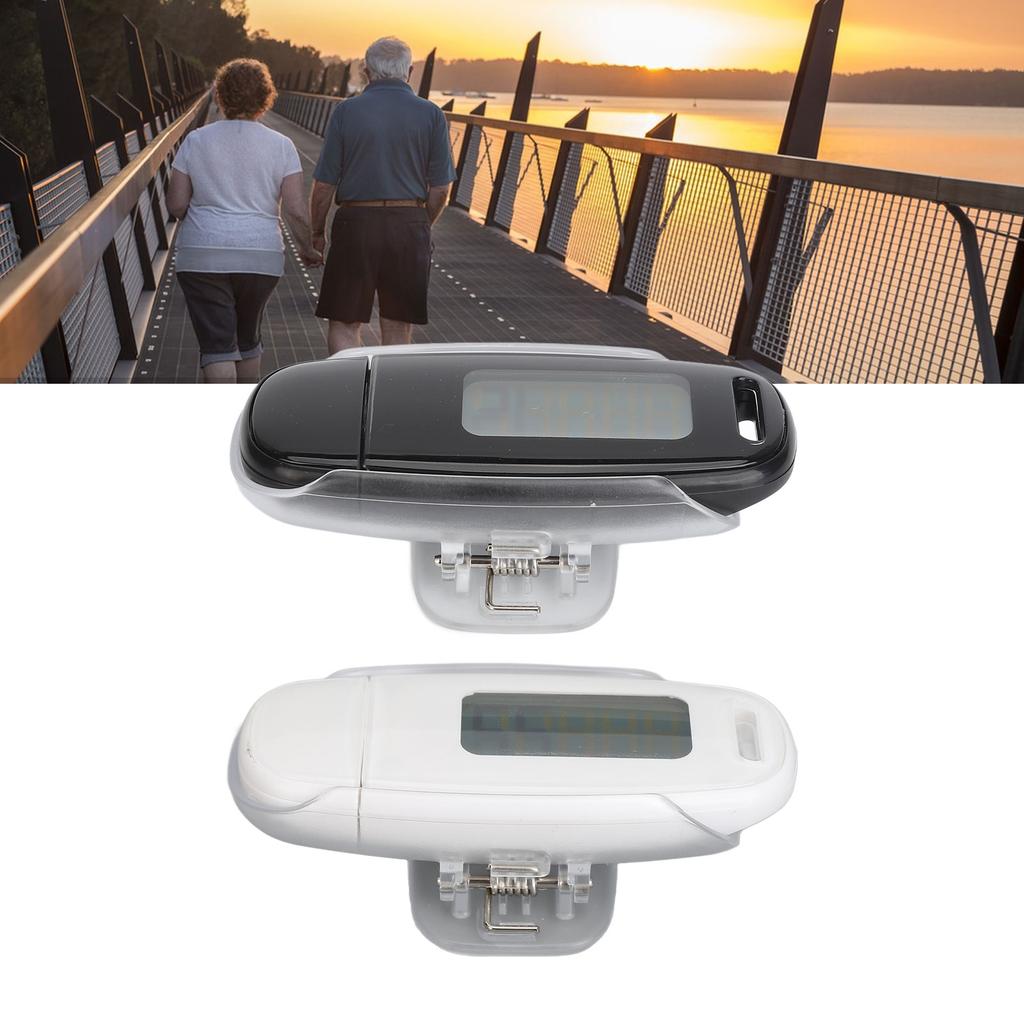 Pedometer Step Counter Large LCD Screen USB Rechargeable Accurate Portable Lightweight Pedometer with Lanyard for Women Men Kids