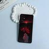 Tokyo-Red Spider Lily-Ghoul Black Soft Silicone Phone Case for Samsung S25, S24, S21, S22, S23, S30, Ultra, S20, Plus, FE, Lite