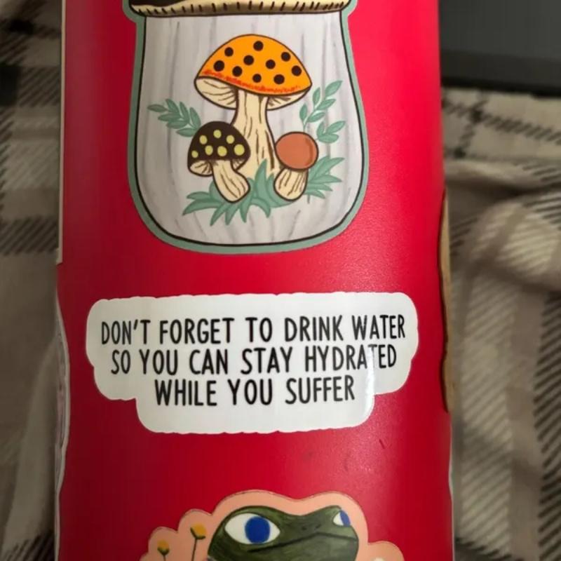 Don't Forget To Drink Water Sticker, Cool Stickers, Sarcastic Stickers, Funny Stickers, Adhd Stickers, Waterbottle Stickers, Laptop Stickers
