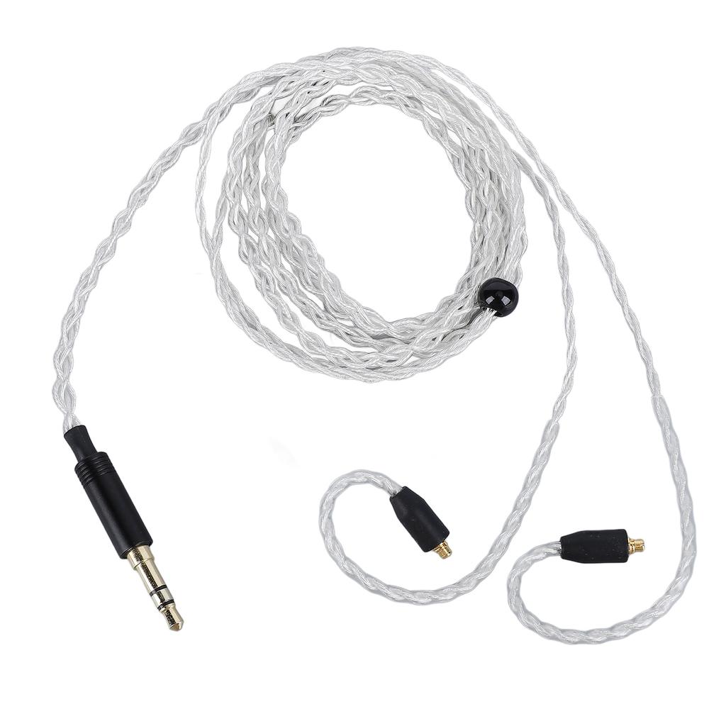 Kopfhörerkabel Versilbertes Kupfer 3,5MM auf MMCX Verlustfreie Klangqualität Kopfhörer-Ersatzkabel für SE535 für UE900