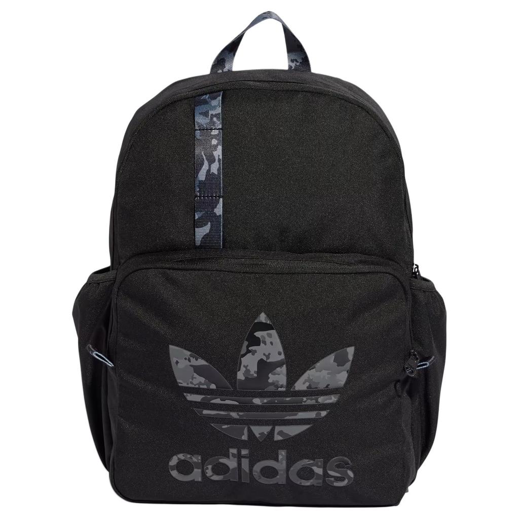 Adidas Originals Casual Versatile Sports Recycled Polyester Backpack Unisex Backpack Black Multicolor IX6824