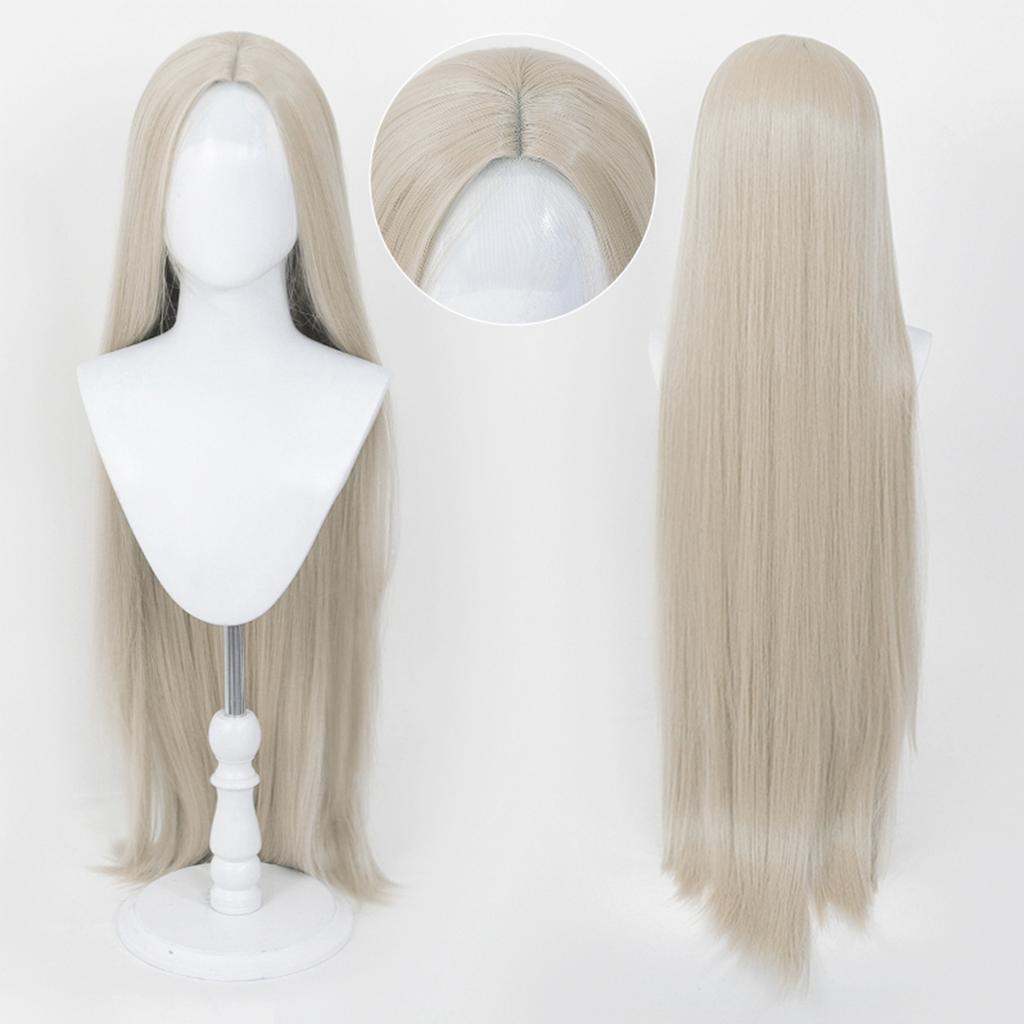 Long Straight Wig 100cm/ 40 Inch Lace Wig White Synthetic Wig Blonde Wig for Women Long Cosplay Wig Pink Wig Long Black Wig