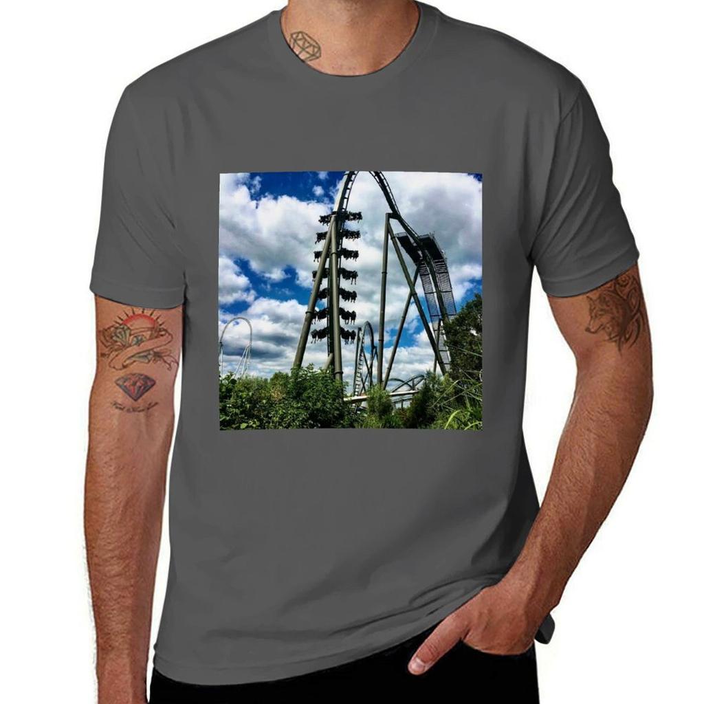 Thorpe Park Swarm TShirt Casual Fashion Short Sleeve Cotton TShirt