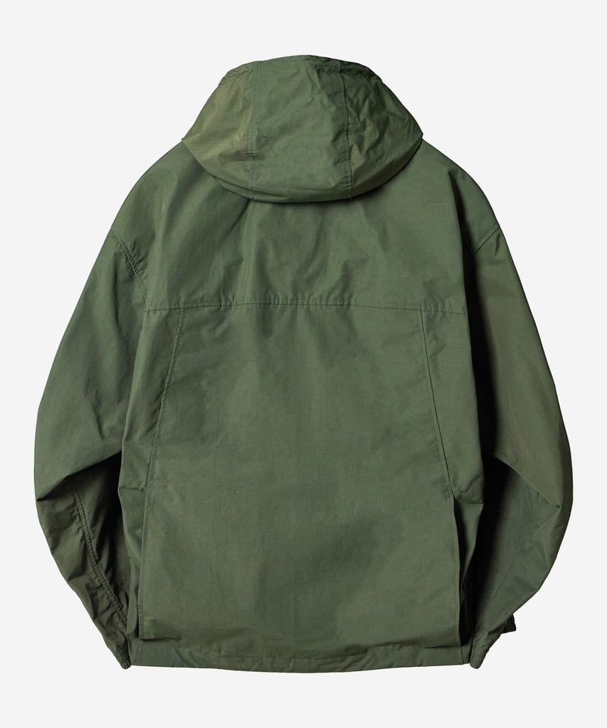Kalapatthar Nylon Rib Pullover Jacket - Khaki
