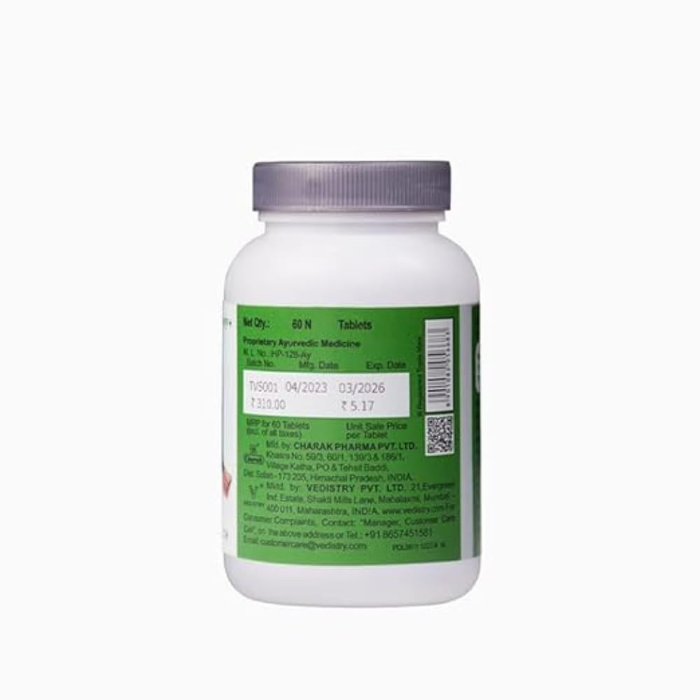 Vedistry Haldi+ Und Amla+ Tabletten | Lindern Akne & dunkle Flecken | Verbessern die Gelenkgesundheit & Immunität | Fördern das Haarwachstum | Natürliches Vitamin C | Verbess