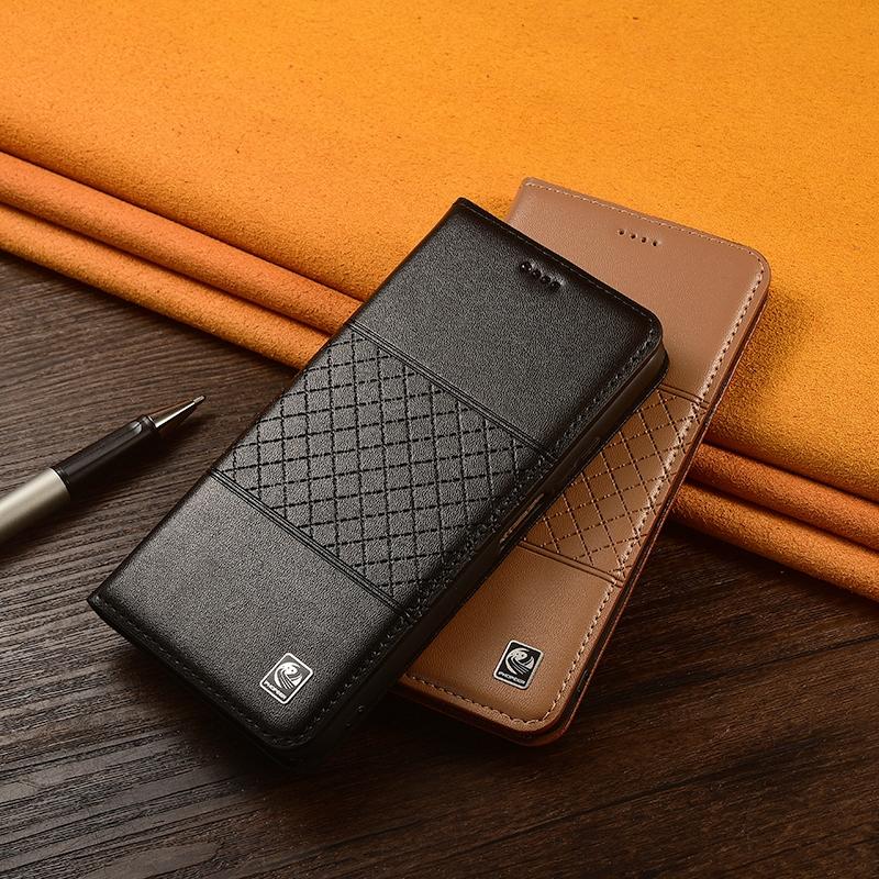 Nappa Genuine Leather Phone Case For Honor 7A 7X 7C 7S 8A 8S 8C 8X Max Magnetic Flip Cover Wallet Cases