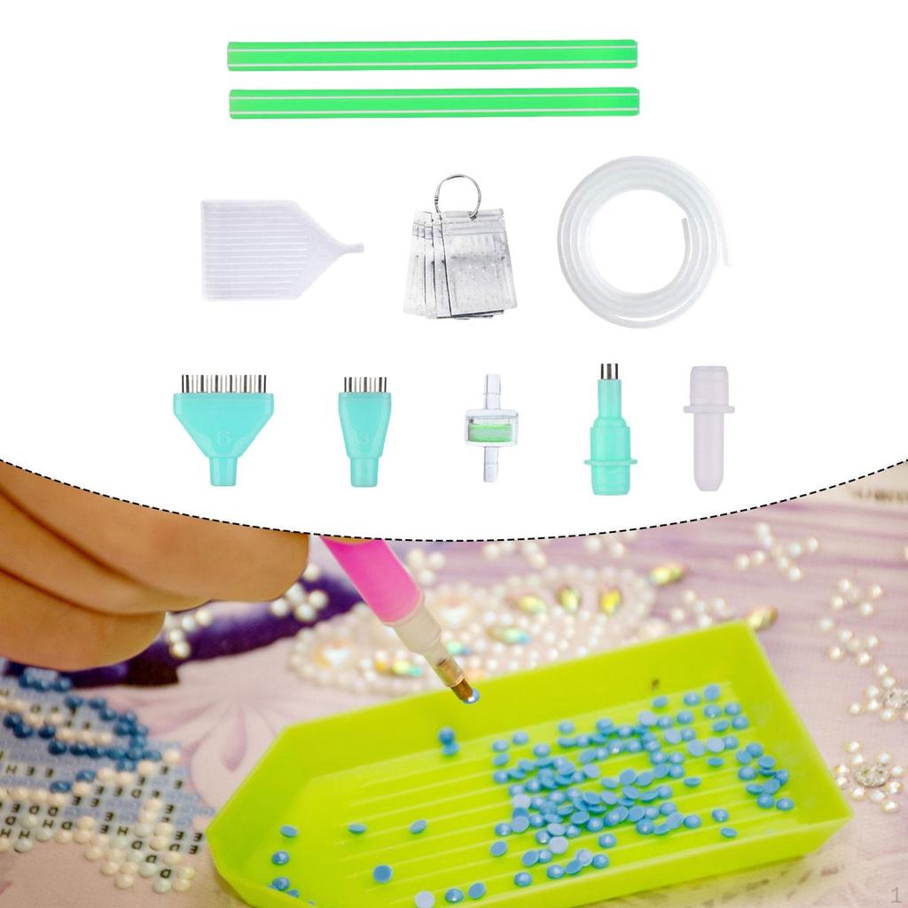 acuum Diamond Painting Drill Pen Tools DIY Includes 3 Multi Heads for Hobby Docorating